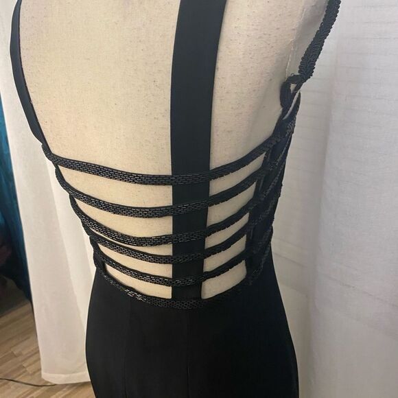 Niteline della roufogali black dress, size 6 - Picture 12 of 12